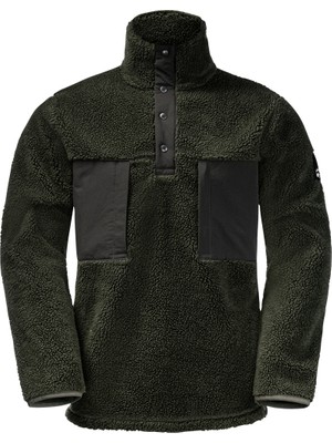 Jack Wolfskin Pank Snap Erkek Yeşil Polar