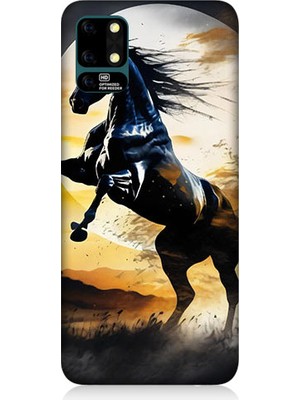 Teknomeg Reeder S19 Max Uyumlu Şaha Kalkmış At  Desenli Silikon Kılıf