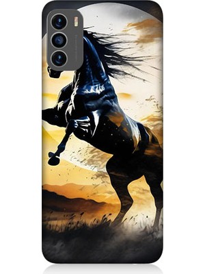 Teknomeg Reeder S19 Max Pro S Uyumlu Şaha Kalkmış At  Desenli Silikon Kılıf