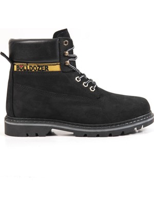 Bulldozer 230099 Siyah Nubuk Erkek Bot