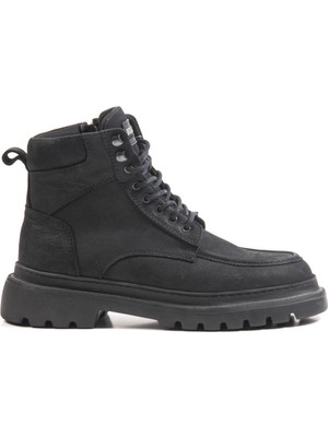 Bulldozer 240109 Siyah Nubuk Erkek Bot