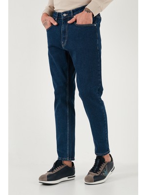 Buratti Streç Pamuklu Slim Fit Normal Bel Boru Paça Jeans Erkek Kot Pantolon 5900S34MILANO