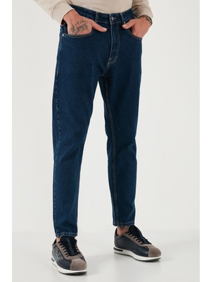 Buratti Streç Pamuklu Slim Fit Normal Bel Boru Paça Jeans Erkek Kot Pantolon 5900S34MILANO