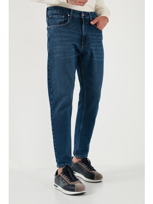 Buratti Streç Pamuklu Slim Fit Normal Bel Boru Paça Jeans Erkek Kot Pantolon 5900S28MILANO