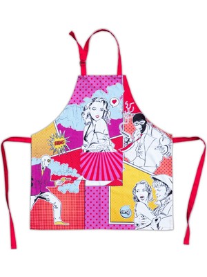 Baci Milano Gulp Lady Mutfak Önlüğü 80X73 cm Pembe