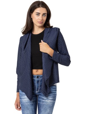 Cipo & Baxx WL360  Kadın Gümüş Detaylı Sweatshirt