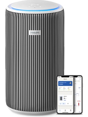 Philips 3200 Serisi Hava Temizleyici, 135 m2'ye Kadar Etkili, 520 m³/sa temiz hava hızı (CADR), Air+ Uygulaması ile Uzaktan Kontrol, AC3220/10
