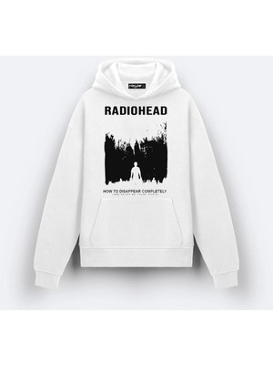 Zoka Wear Radiohead Disappear Tasarım Baskılı Kapşonlu Sweatshirt