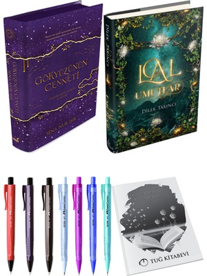 Lal Umutlar 1 Ciltli ve Gökyüzünün Cenneti 4 Ciltli Sena Nur Işık 2li Set + Hediyeli