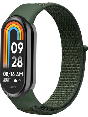 Alstrap Xiaomi Mi Band 8/mi Band 9 / Band 10 Uyumlu Kumaş Hasır Kordon