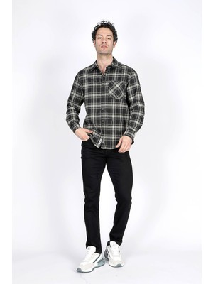 Lee Cooper Jagger Normal Bel Dar Kesim Düz Paça Siyah Erkek Jean Pantolon