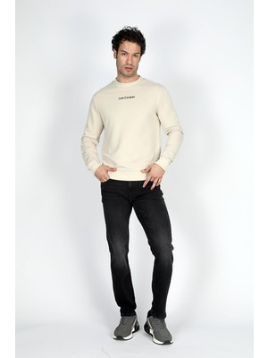 Lee Cooper Jagger Normal Bel Dar Kesim Düz Paça Leipzig Vbl Stone Erkek Jean Pantolon