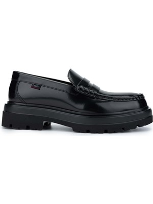 Callaghan Erkek  Deri Siyah Loafer Ayakkabı 618 52310 Erk Ayk SK24-25 Negro