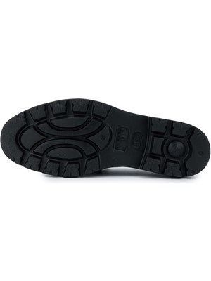 Callaghan Erkek  Deri Siyah Loafer Ayakkabı 618 52310 Erk Ayk SK24-25 Negro