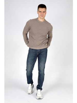 Lee Cooper Jagger Normal Bel Dar Kesim Düz Paça Mavi Erkek Jean Pantolon