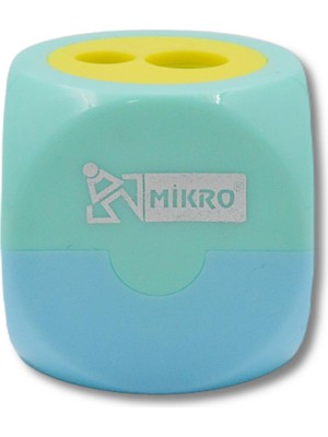 Mikro Çift Delikli Küp Kalemtıraş (MK-2023)