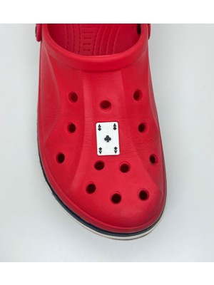 Sağlıkçı Shopping Briç - Iskambil Kağıdı Sinek As Temalı Jibbitz Crocsterlik Süsü