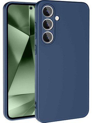 ZORE Samsung Galaxy S24 Fe Kılıf Mara Lansman Kapak-Lacivert-Lacivert