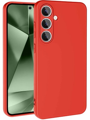 Vendas Samsung Galaxy S24 Fe Kılıf Mara Lansman Kapak-Kırmızı-Kırmızı