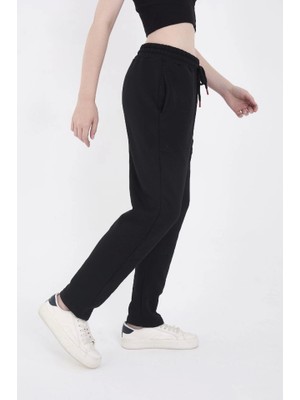 İnci Trend Unisex Üç Iplik Basic Eşofman Pantolon - Siyah