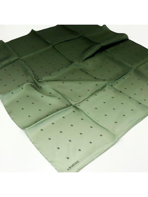 Armine Ipek Eşarp Nostalji - 8338-39 Yeşil Twill