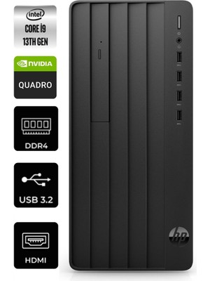 Hp Pro Tower 290 G9 Intel Core I9-13900K 8gb 512GB SSD Quadro T1000 4gb Freedos 8T2W9ES-303