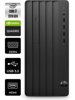 Hp Pro Tower 290 G9 Intel Core I7-13700 64GB 4tb SSD Quadro T1000 4gb Windows 11 Pro B6JC4ES-254