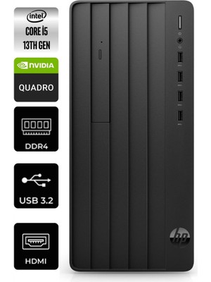 Hp Pro Tower 290 G9 Intel Core I5-13500 8gb 4tb SSD Quadro T1000 4gb Windows 11 Pro B6JC4ES-123