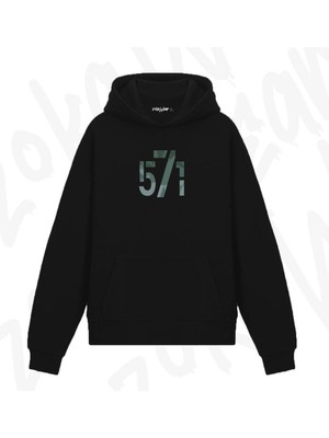 Zoka Wear 571 Yılı Tasarım Baskılı Kapşonlu Sweatshirt