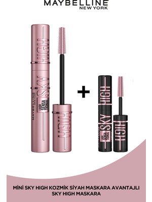 Maybelline New York Lash Sensational Sky High Maskara + Sky High Cosmic Mini Maskara