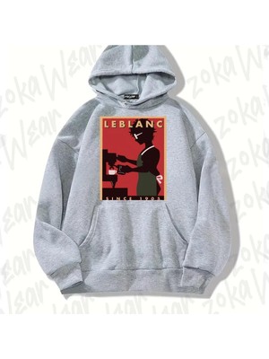 Zoka Wear Gri Quadrophenia Alternative Movie Poster Tasarım Baskılı Kapşonlu Sweatshirt