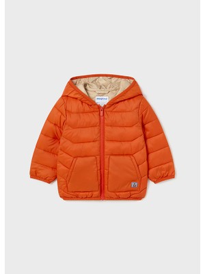 Mayoral 2468 Erkek Bebe Turuncu Kapüşonlu Mont