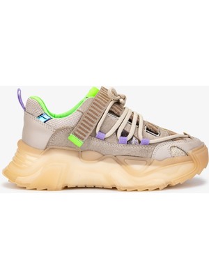 Valmenti Kadın . Sneakers & Spor Ayakkabı 1056 308-60127 Bn Ayk SK24-25 Bej Multı