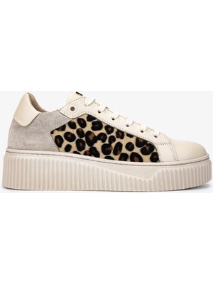 Valmenti Kadın . Sneakers & Spor Ayakkabı 1060 24552 Bn Ayk SK24-25 Bej Dr/leopar