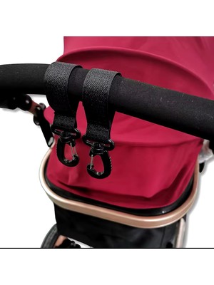 Mor Bebe Puset Kancası I Bebek Arabası Kancası I Bebek Arabası Askı Apatı I 2 Adet Metal