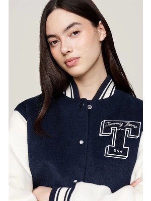 Tommy Hilfiger Kadın Letterman Ceket