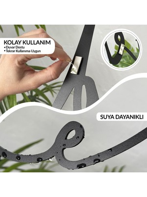 Tol Camp Wonderful Metal Duvar Tablosu - Ev Ofis Sözü, Panosu - Motivasyon Metal Duvar Dekoru | 60 cm x 18 cm