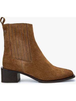 Valmenti Kadın  Deri Tütün Süet Casual Bot 35 5601 Bn Bot SK24-25 Tutun Suet