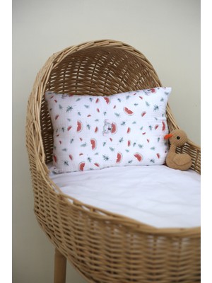 Luckka Müslin Desenli Nano Jel Bebek Yastık 35x45 cm - ZTYASTIK