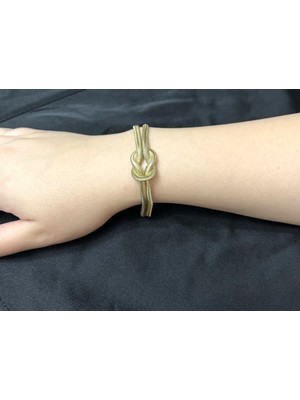 Gracia Accessory Düğüm Zincir Gold Bileklik