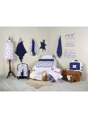 Luckka 29 Parça Müslin Bebek Bakım Çantası - Müslin Set - ZTÇANTA