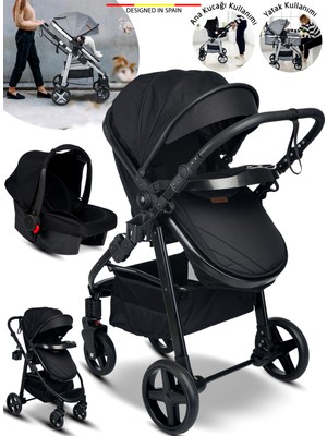 Baby Home 950 Tayla 6 In 1 Çift Yönlü Travel Sistem Bebek Arabası 25 kg Taşıma Kapasitesi ve Katlanabilme Özelliği