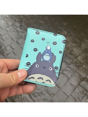 Köstebek Anime My Neighbor Totoro Face Kısa Cüzdan