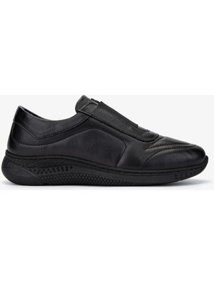 Valmenti Kadın Siyah Deri Sneakers & Spor Ayakkabı 1065 161-1184 Bn Ayk SK24-25 Sıyah Dr