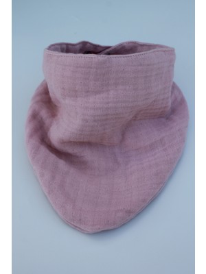 Elibaby Pamuklu 8 Kat Muslin Kumaş Çift Çıtçıtlı Bebek Mama Önlüğü/ağız Mendili