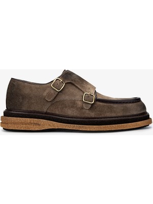 Valmenti Erkek  Deri Bej Süet Casual Ayakkabı 1068 5003 Erk Ayk SK24-25 Bej Suet