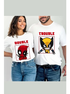 Deadpool ve Wolverine 2024 Film T-Shirt Seti