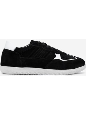 Valmenti Kadın Hakiki Deri Siyah Sneakers & Spor Ayakkabı 1044 1000-V Bn Ayk Y24 Sıyah