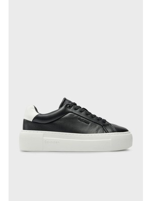 Calvin Klein Logolu Platform Taban Sneaker Ayakkabı HW0HW02202BEH Bayan Ayakkabı HW0HW02202 Beh