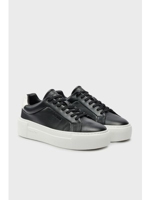 Calvin Klein Logolu Platform Taban Sneaker Ayakkabı HW0HW02202BEH Bayan Ayakkabı HW0HW02202 Beh